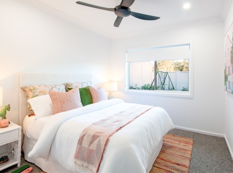 Huntlee display home bedroom