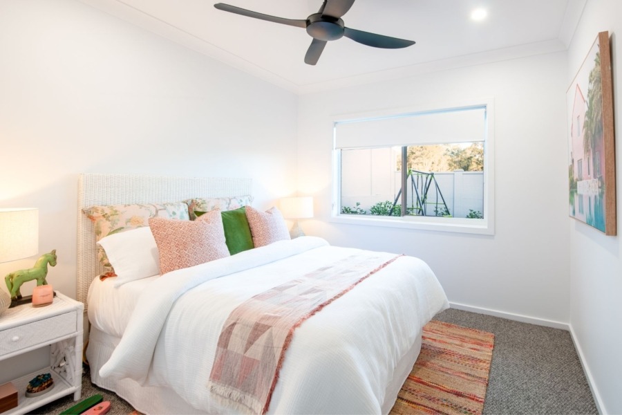 Huntlee display home bedroom