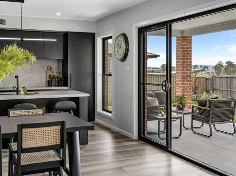 modern two storey home kitchen