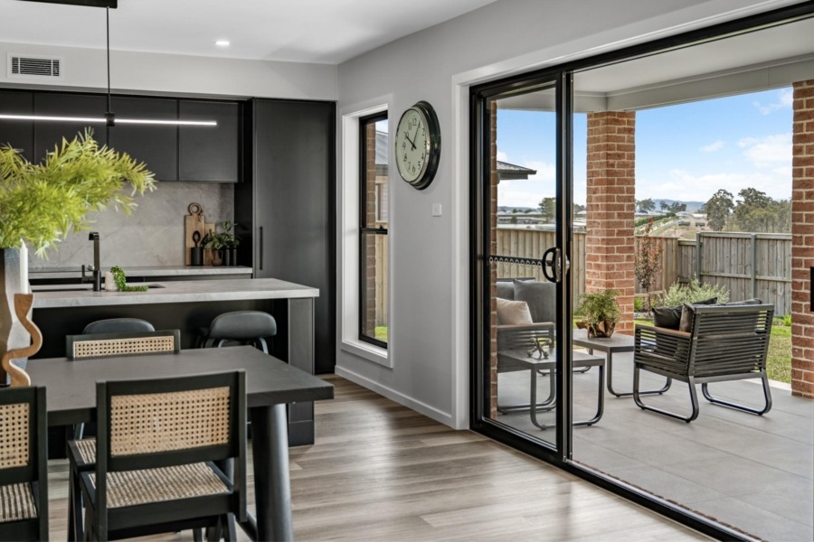 modern two storey home kitchen