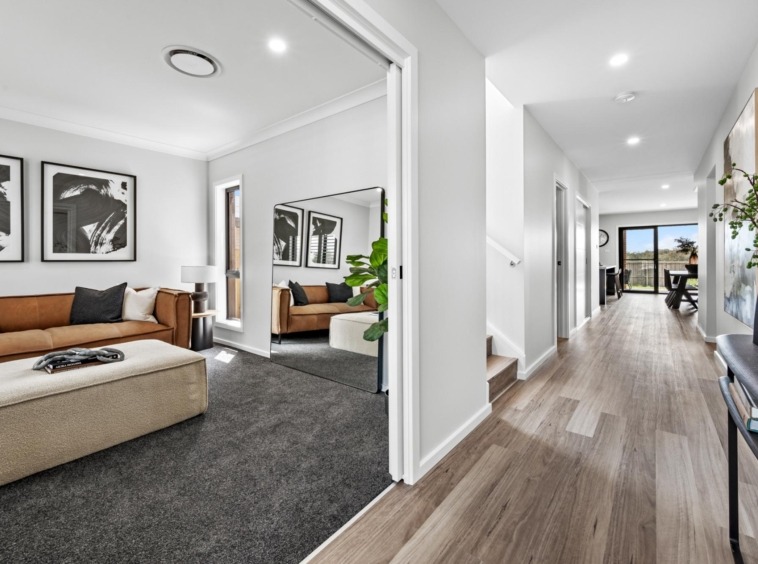 modern two storey home