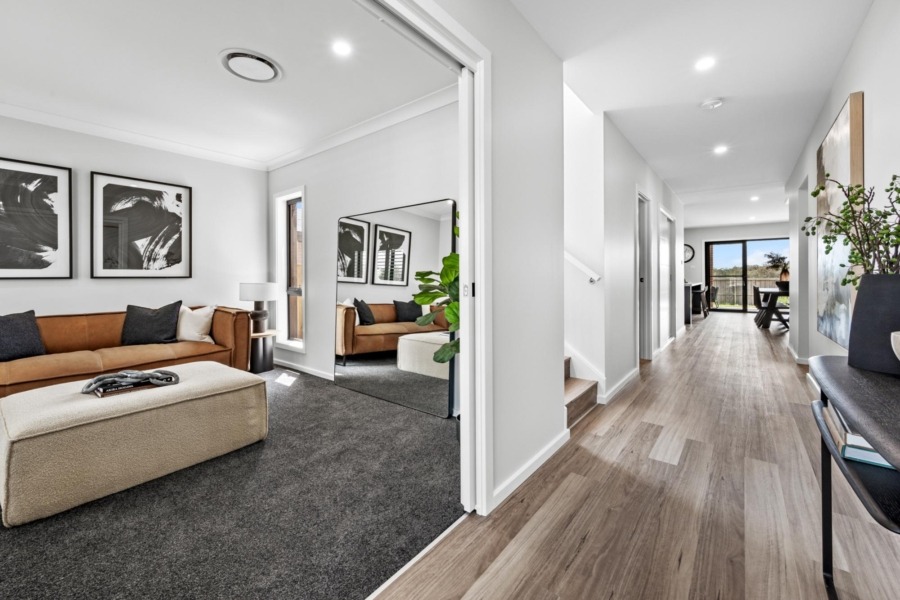 modern two storey home