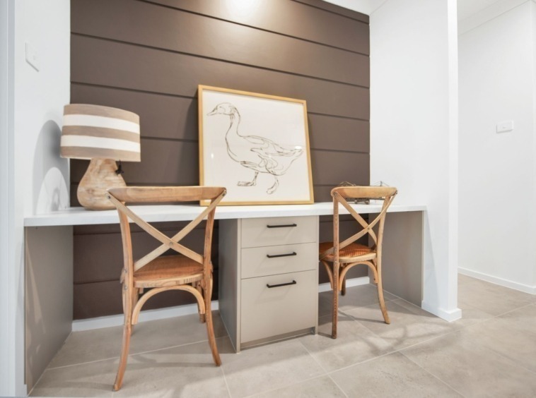 Huntlee display home study nook