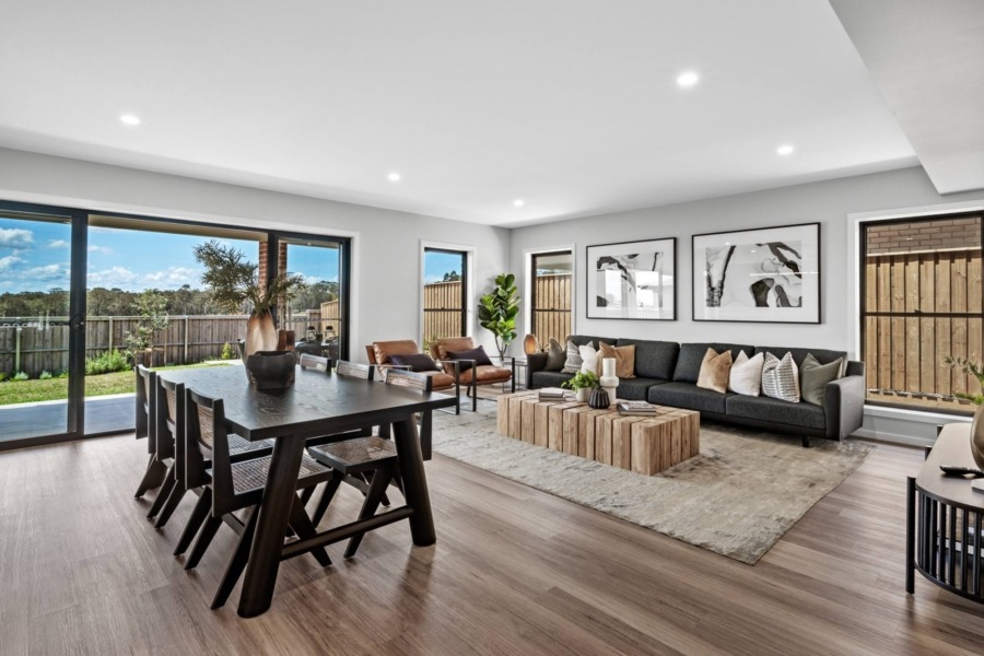 modern two storey home